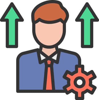 Personal Development icon vector image. Suitable for mobile application web application and print media.