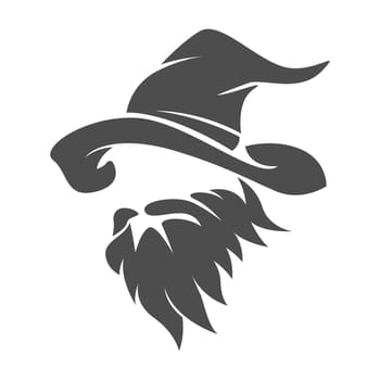 Wizard logo icon design illustration