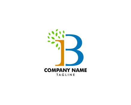 Tree Letter IB Logo Template