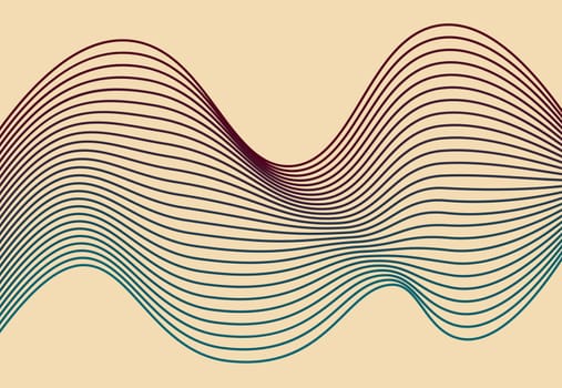 Illusory wavy background. Vector illustration