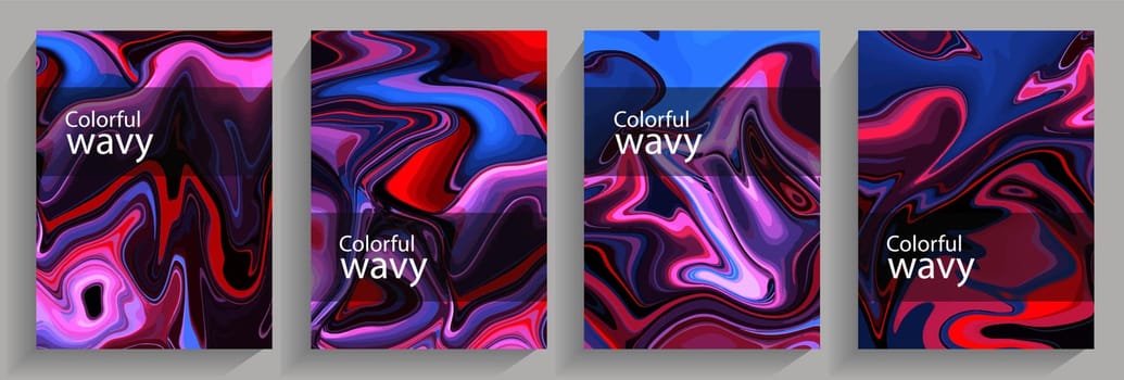 Colorful wavy background. Applicable for design covers, business cards, flyers, annual reports, posters and business cards.Vector EPS 10