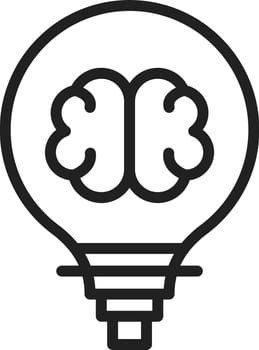 Brainstorm Icon image. Suitable for mobile application.