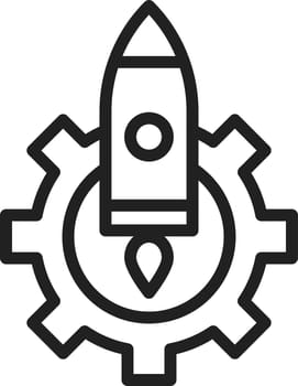 Launch Optimization Icon image. Suitable for mobile application.