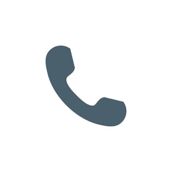 Handset related vector glyph icon. Isolated on white background. Vector illustration.