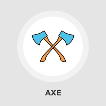 Axe Icon Vector. Flat icon isolated on the white background. Editable EPS file. Vector illustration.