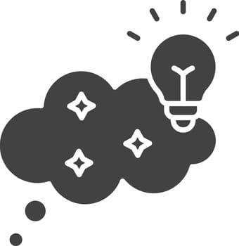 Imagination Icon image. Suitable for mobile application.