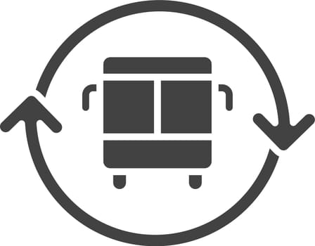 Sustainable Transportation Icon image. Suitable for mobile application.