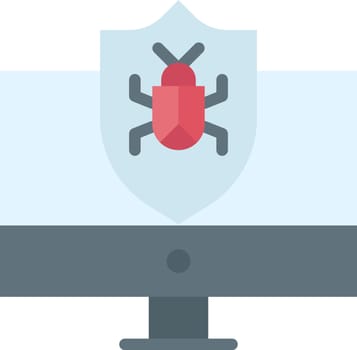 Infected Icon image. Suitable for mobile application.