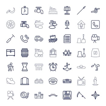 scythe,couple,tv,woman,sack,castle,hammer,icon,diskette,mustache,glasses,gramophone,paper,record,hourglass,alarm,hat,vector,man,camera,player,train,toy,greek,barrel,chest,set,reaction,nail,old,column,check,water,knee,phone,compass,candle,desk,anchor,gate,polish