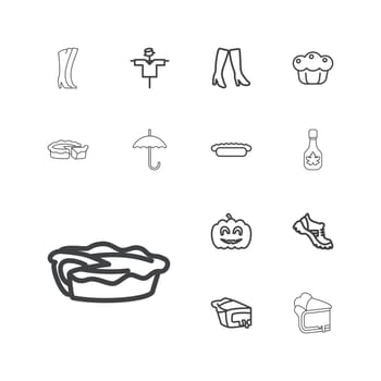 symbol,woman,seasonal,icon,isolated,protection,hot,pie,scarecrow,apple,halloween,slice,flat,safety,design,weather,boots,vector,cooking,boot,graphic,set,bakery,homemade,umbrella,restaurant,syrup,delicious,food,home,meal,traditional,pastry,nutrition,dessert,background,meat,maple,illustration,fresh,pumpkin,object,fashion