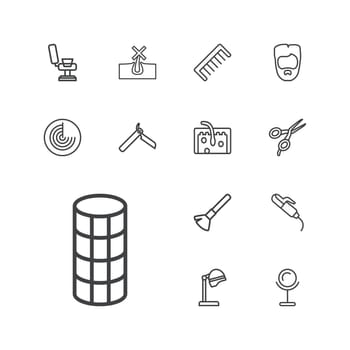 symbol,no,mirror,beauty,icon,sign,skin,isolated,curler,hair,hairdresser,white,design,vector,man,barber,bllade,brush,set,in,chair,black,equipment,shaving,haircut,tool,dryer,comb,hairstyle,scissors,radar,style,razor,illustration,object,fashion,care,salon