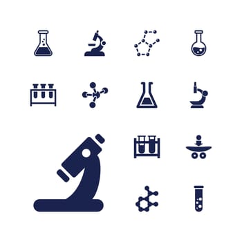 symbol,medical,education,scientific,icon,sign,isolated,lab,research,microscope,drug,white,experiment,sphere,physics,model,molecular,vector,power,element,energy,chemistry,glass,biology,set,test,black,equipment,medicine,technology,analysis,beaker,tube,liquid,chemical,laboratory,background,science,pharmacy,illustration,molecule,atom