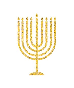 Abstract Background Happy Hanukkah, Jewish Holiday. Vector Illustration EPS10