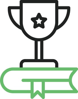 Book Award Icon image. Suitable for mobile application.