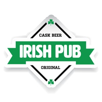Irish pub vintage stamp vector