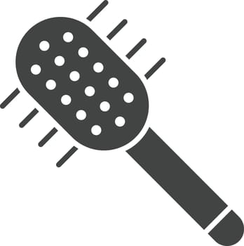 Hairbrush icon vector image. Suitable for mobile application web application and print media.