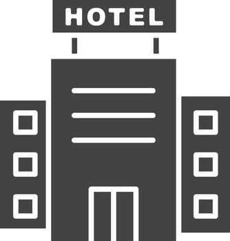 Hotel icon vector image. Suitable for mobile application web application and print media.