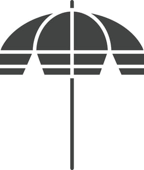 Parasol icon vector image. Suitable for mobile application web application and print media.