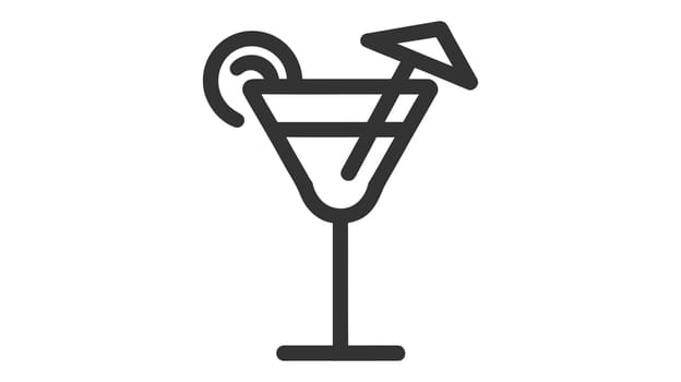 Cocktail icon. Cocktail Icon Vector. Cocktail drink.