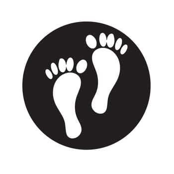 Foot and care icon logo template  Foot and ankle healthcare