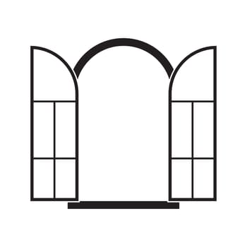 Window icon vector illustration symbol design