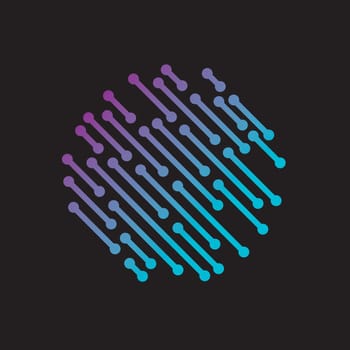 Digital Technology logo vector modern design