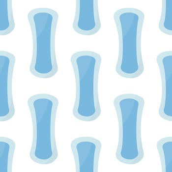 sanitary pads daily feminine hygiene cycle menstruation pattern vector illustration