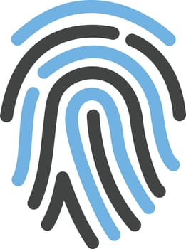 Fingerprint icon vector image. Suitable for mobile application web application and print media.