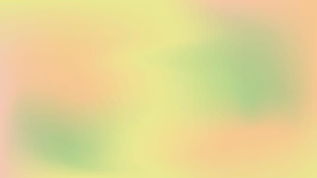 Abstract Gradient spring blurred background in yellow, pink, green colors. Blank horizontal Grade bannet, pastel template.
