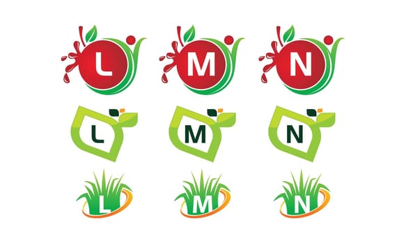 Logotype Leaf Template Set