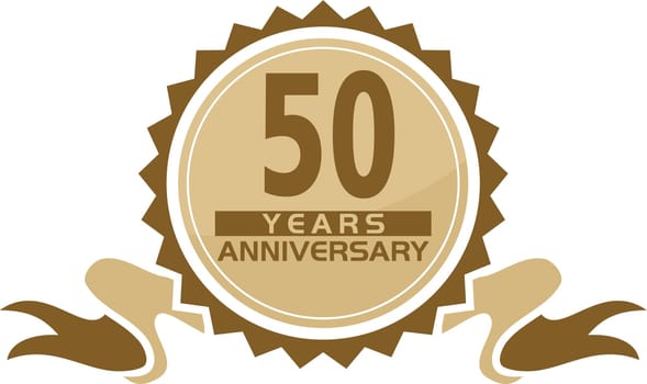 50 Years Ribbon Anniversary