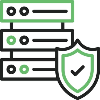 Secure Server icon vector image. Suitable for mobile application web application and print media.