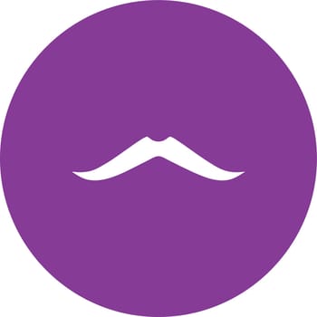 Moustache icon vector image. Suitable for mobile application web application and print media.