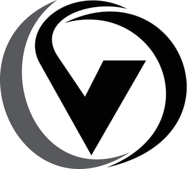 Letter V Emblem