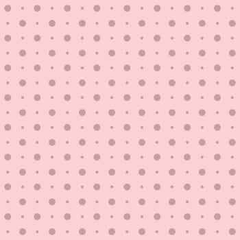Seamless pattern. Geometric pattern with the image of a pea on a pink background. A pattern with balls on a pink background. Pattern for printing and packaging. Vector illustration.