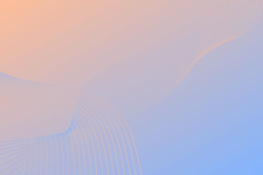 A blue and orange gradient background with a wave in the middle. High quality