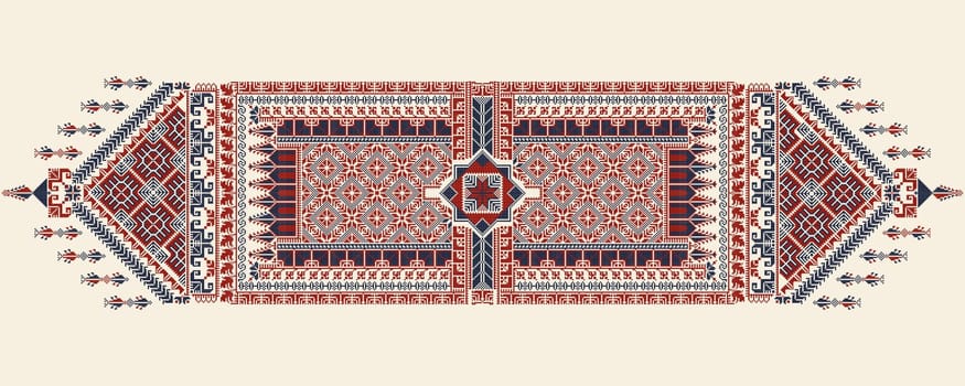 Tatreez, decorative Palestinian embroidery symbol