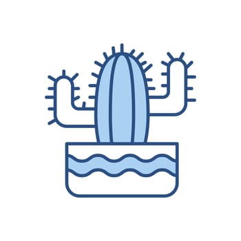 Cactus related vector icon. Isolated on white background. Vector illustration