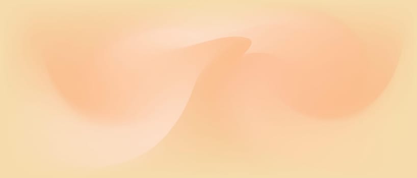 Beige gradient background. Warm neutral liquid texture. Horizontal abstract blurred gradient mesh template. Vector illustration.