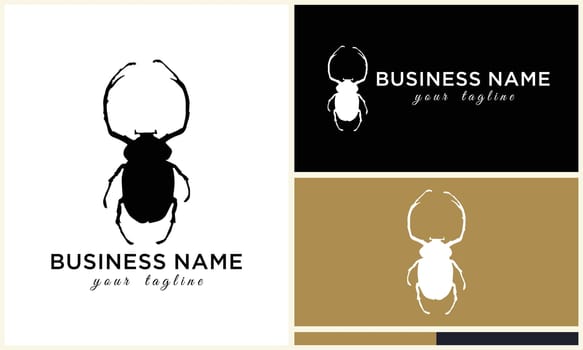 silhouette beetle insect ant template