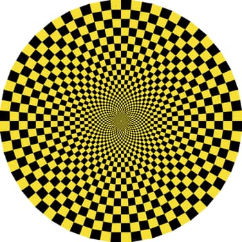 Background taxi yellow black circle, pop art style square background