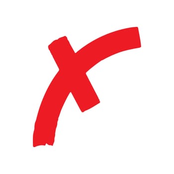 Red cross icon brush element