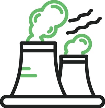 Air Pollution Icon image. Suitable for mobile application.