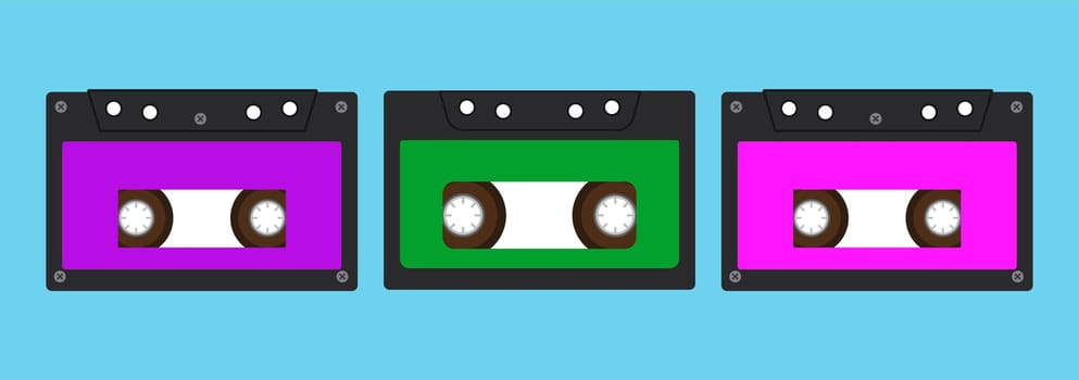 Nostalgia for the 90s with a set of old-fashioned cassettes.