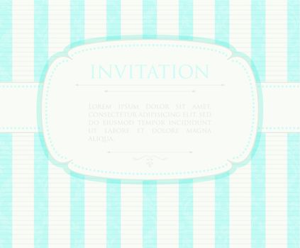 Vector illustration of Invitation