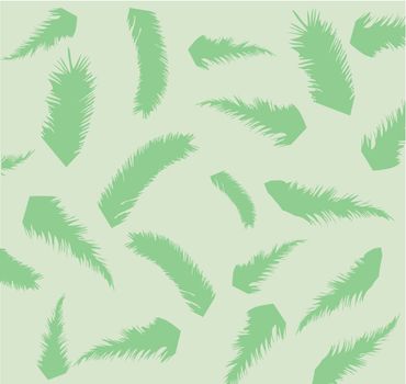 vector palm leaves background