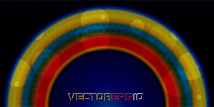 Decorative rainbow background, vector eps 10 with transparency effect.