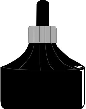 Bottle of black ink