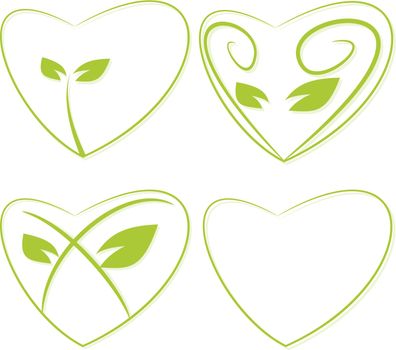 Environment ecology green icon illustration
