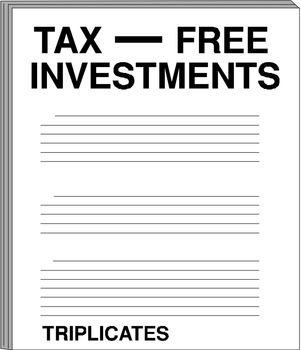 Tax free investment